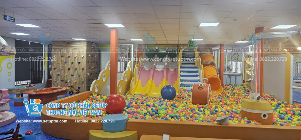 Thi công khu vui chơi Cổ Dũng – Hải Dương 2024