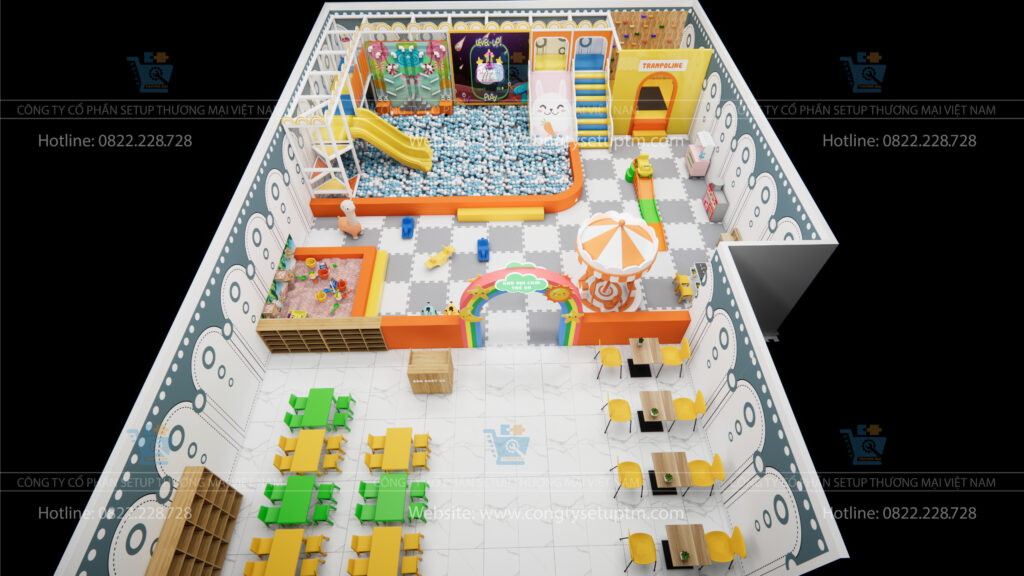 Thiết kế khu vui chơi cho trẻ tại TP.Cao Bằng