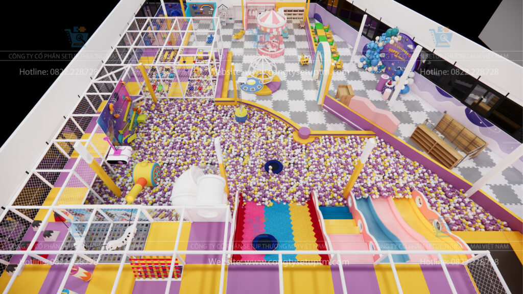 Thiết kế khu vui chơi cho trẻ em Kids universe Quảng Ninh