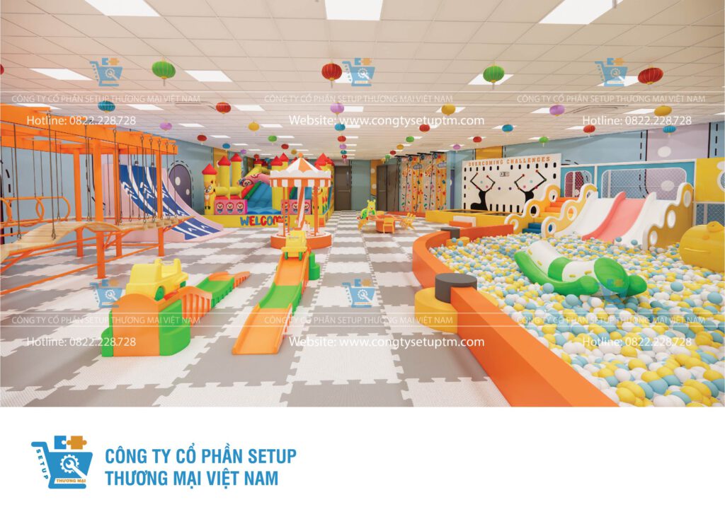 Thiết kế khu vui chơi trẻ em tại Hòa Bình