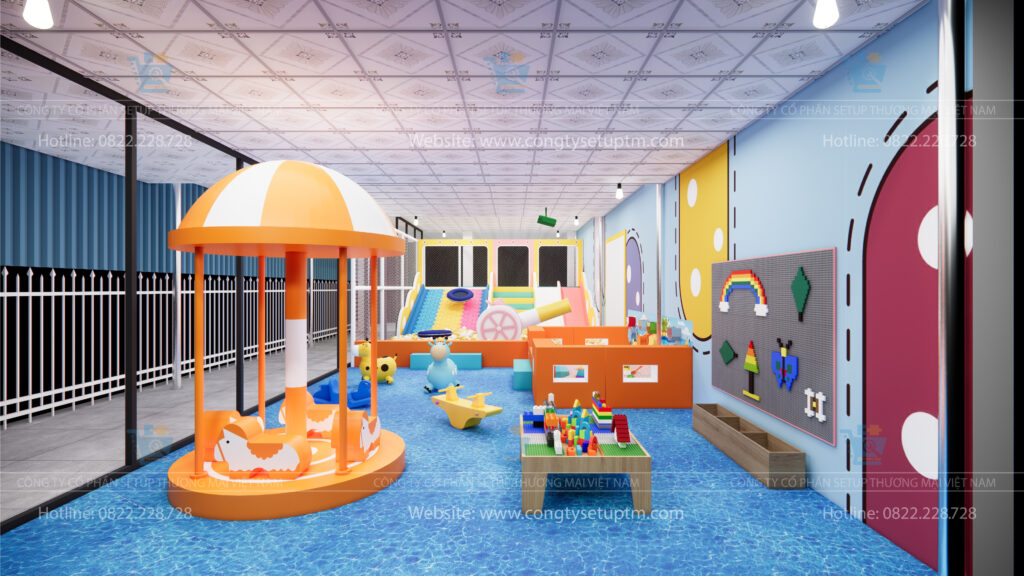 Thiết kế khu vui chơi trẻ em cho khách hàng Ms.Chi tại Quảng Nam