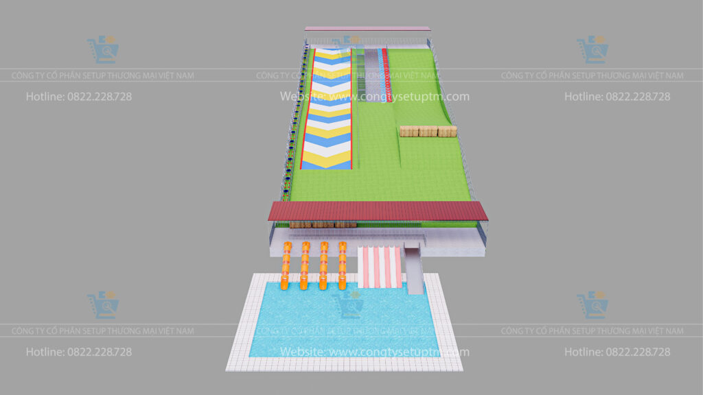 THIẾT KẾ KHU VUI CHƠI TRẺ EM NGOÀI TRỜI TẠI SÓC SƠN HÀ NỘI